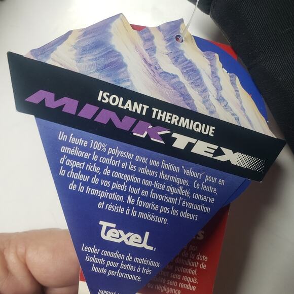 Toe Warmers Canada Active black winter weather waterproof boots size 9 N - Picture 4 of 12